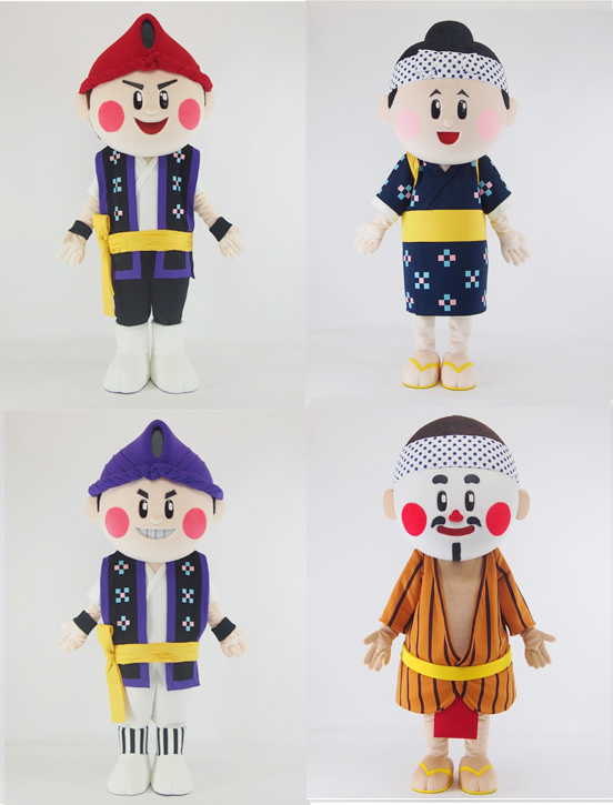 エイ坊・サーちゃん・たーくん・さなじぃ